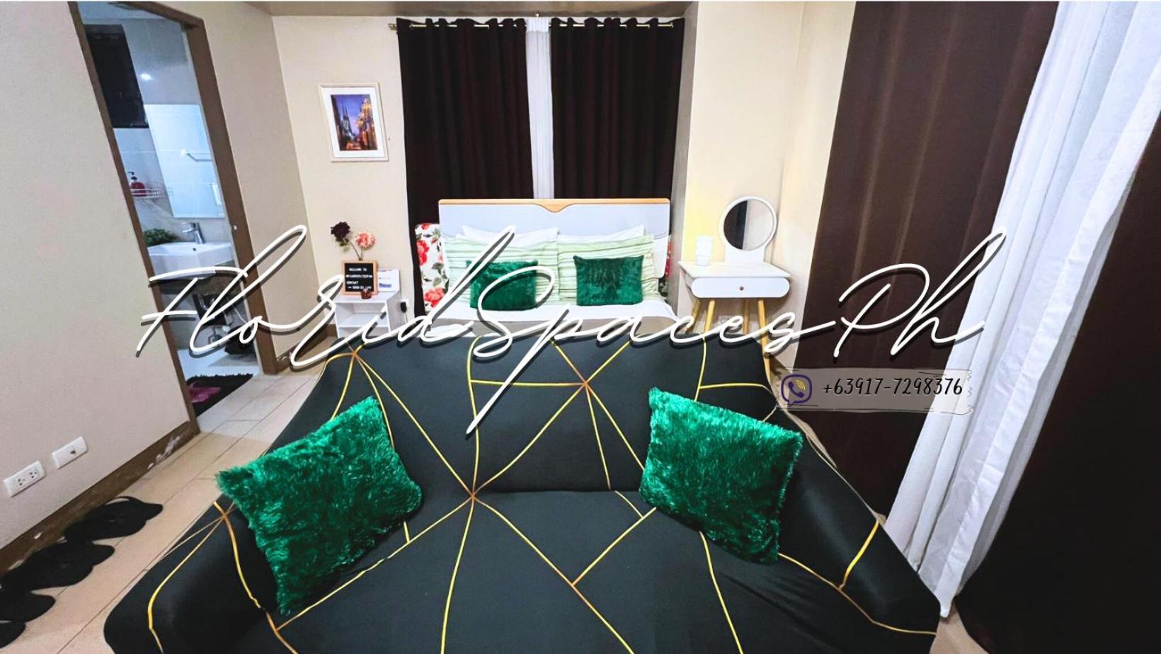 Two Palm Tree Villas Condominium - Studio 8Th Fl With Balcony - Across Terminal 3 Airport Pasay Ngoại thất bức ảnh
